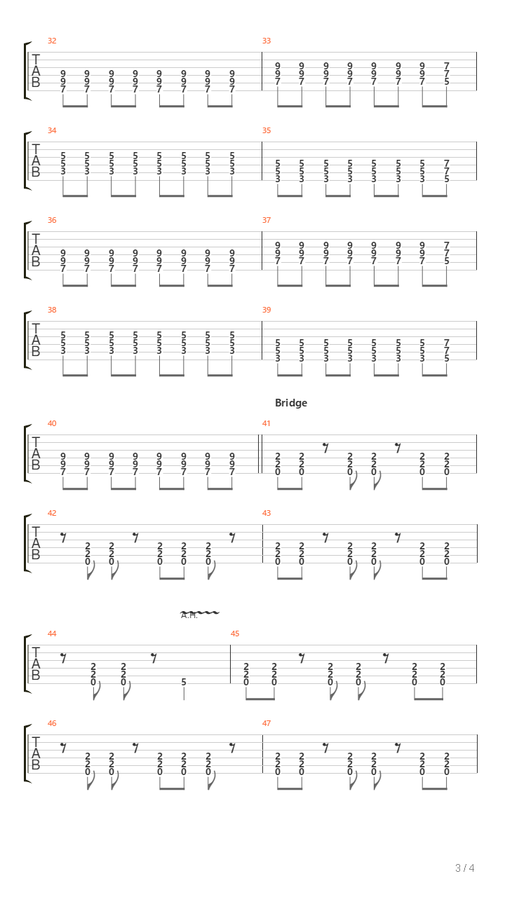 De Ridder吉他谱