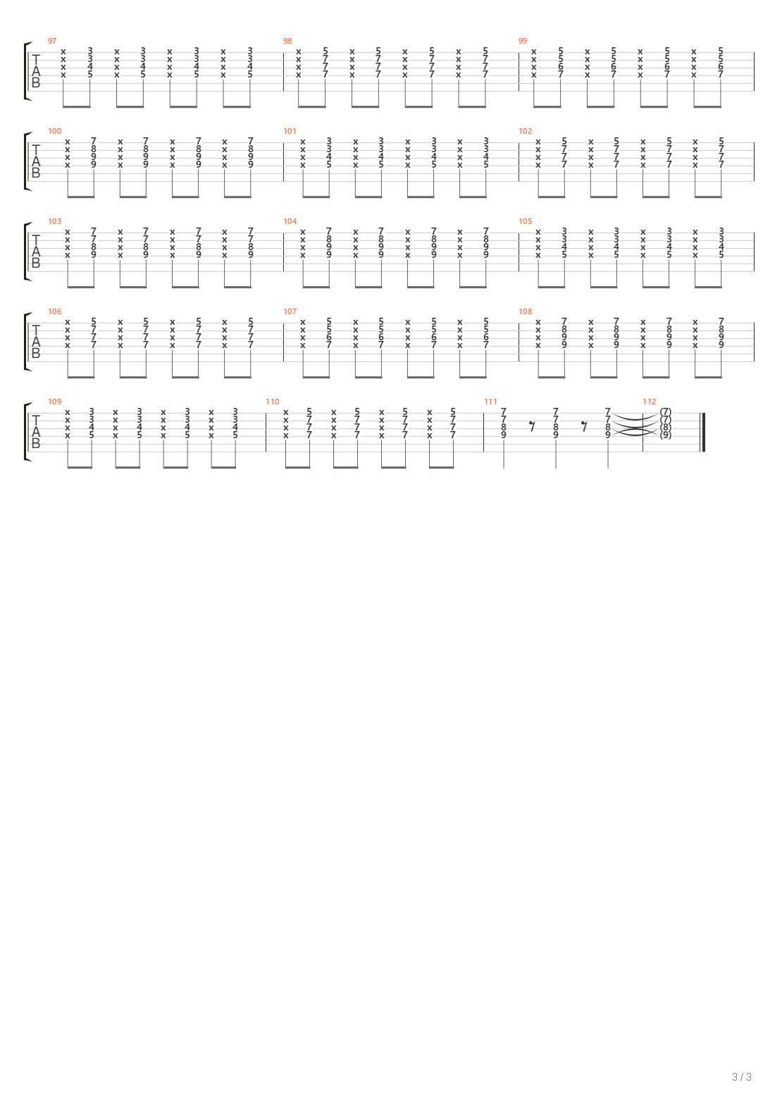 1990吉他谱