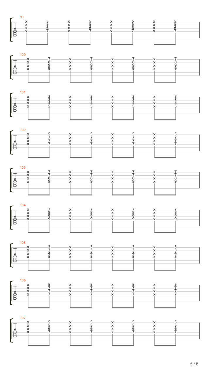 1990吉他谱