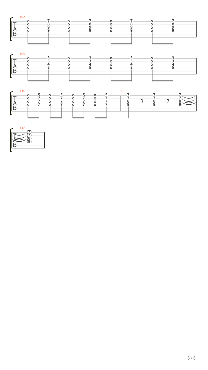 1990吉他谱