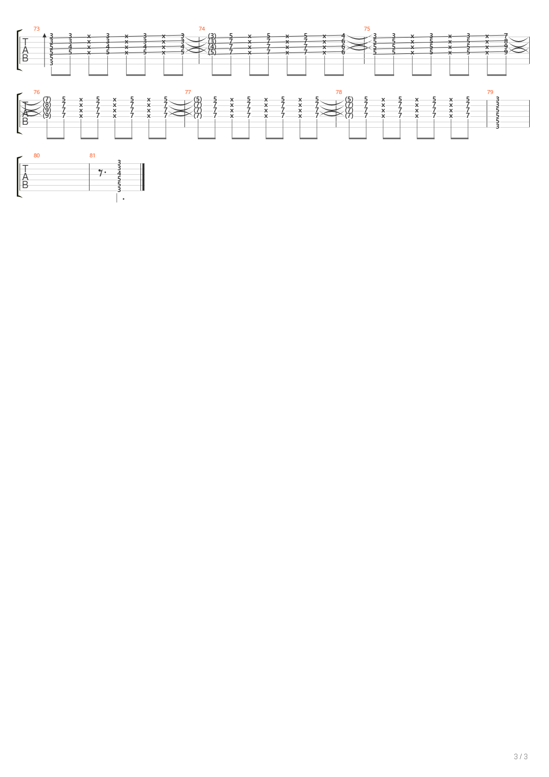 Skatarration吉他谱