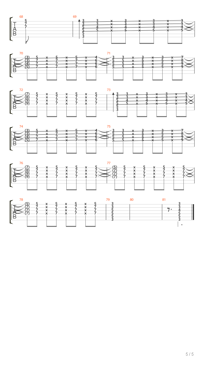 Skatarration吉他谱