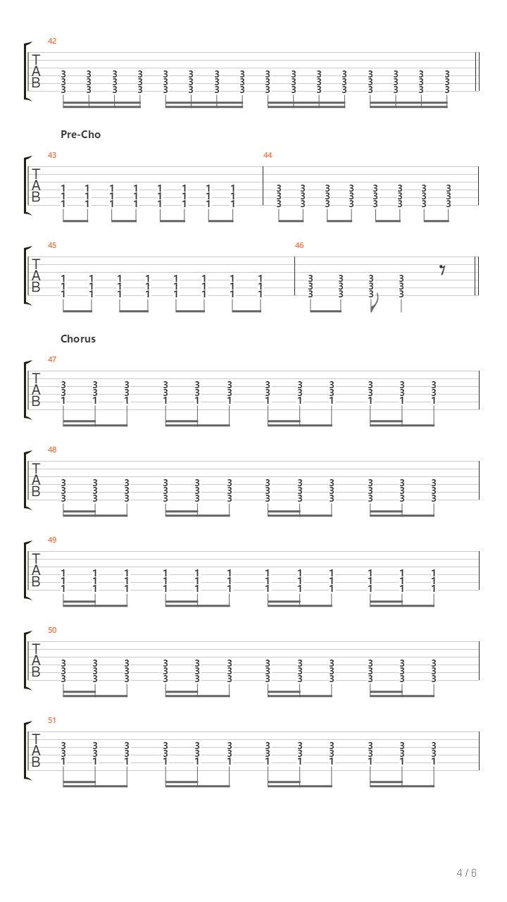 Em Tribute吉他谱