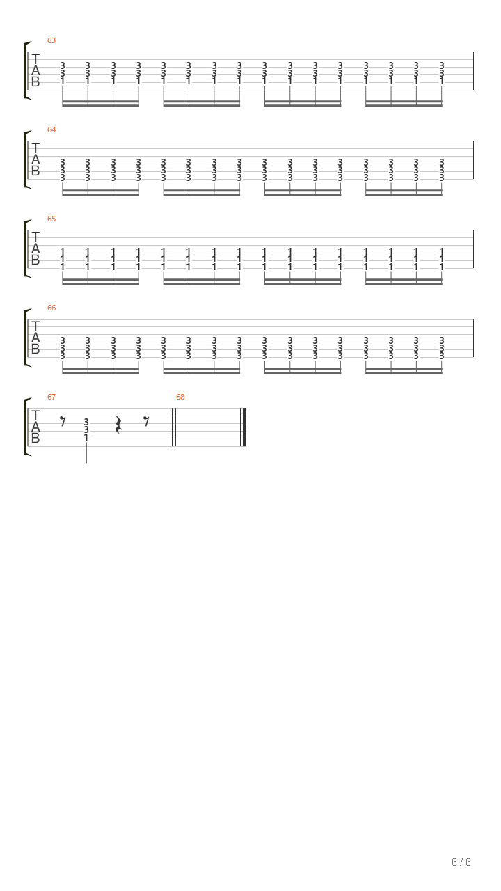 Em Tribute吉他谱