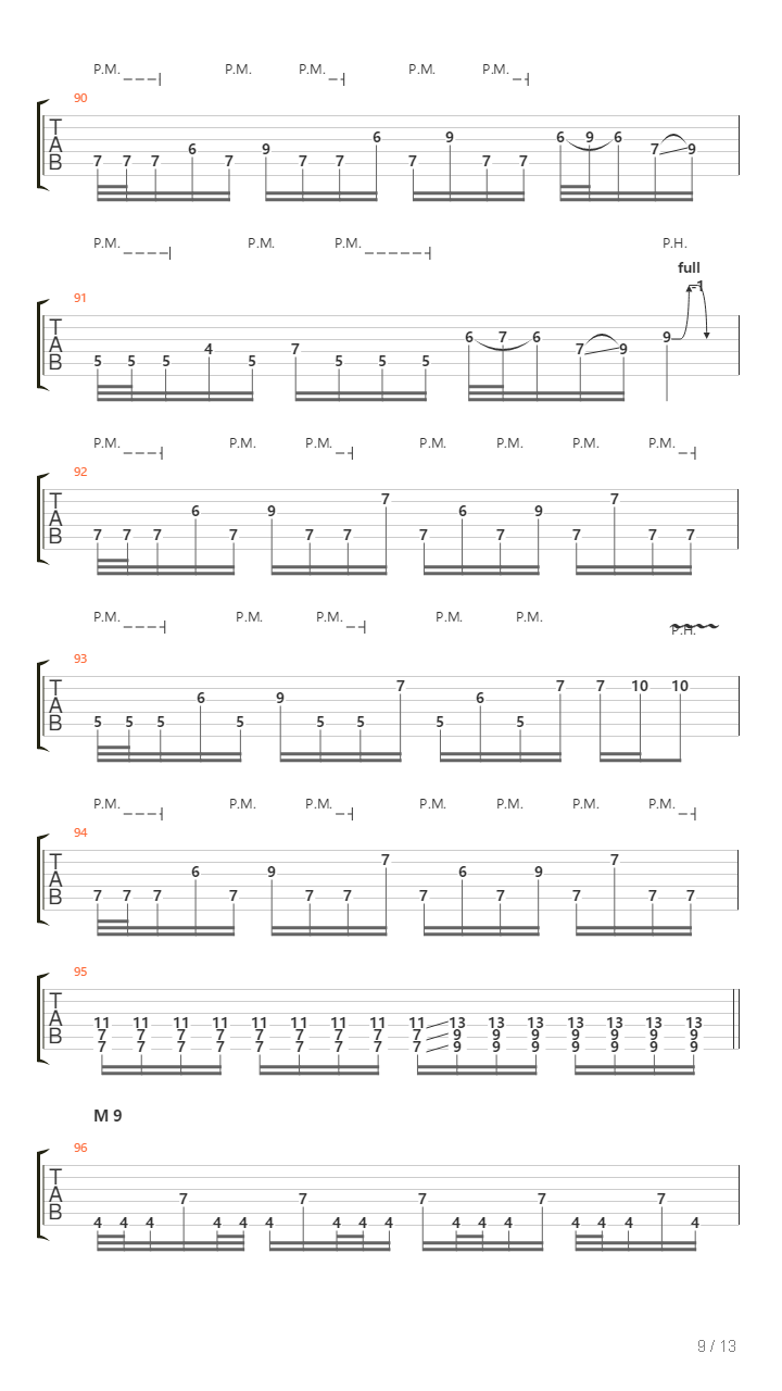 Sbts吉他谱