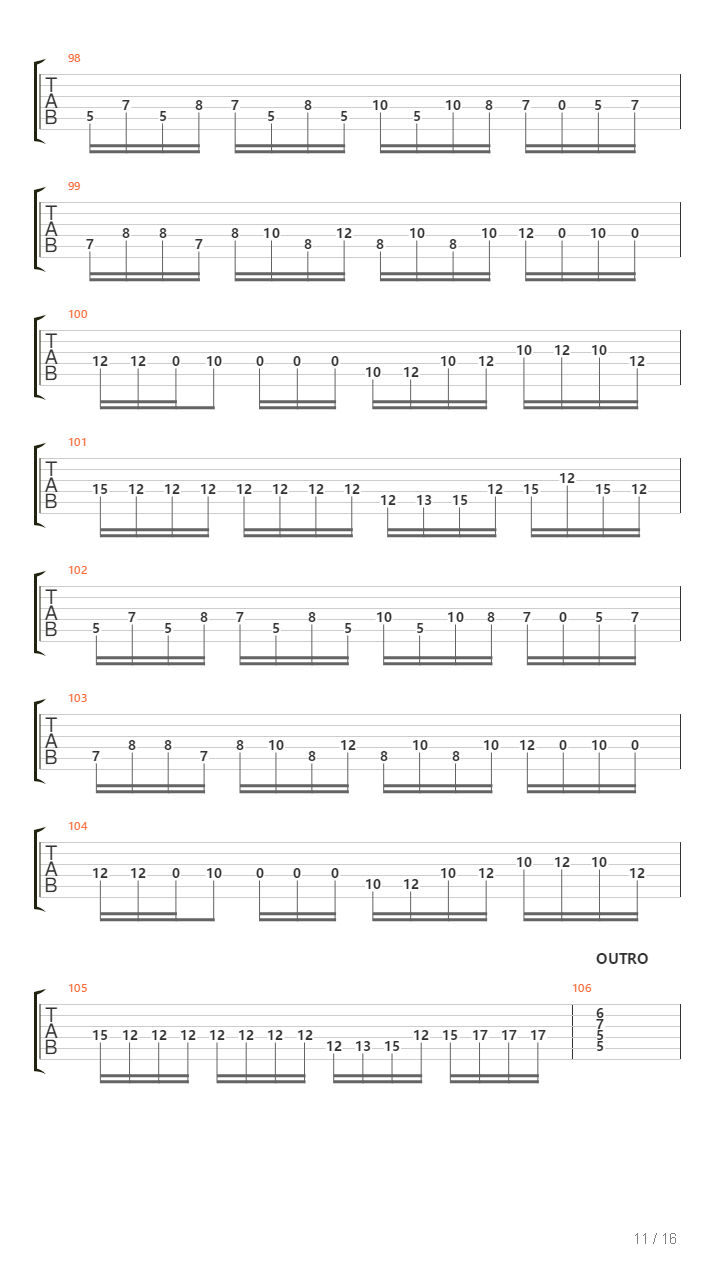 The Alpha吉他谱