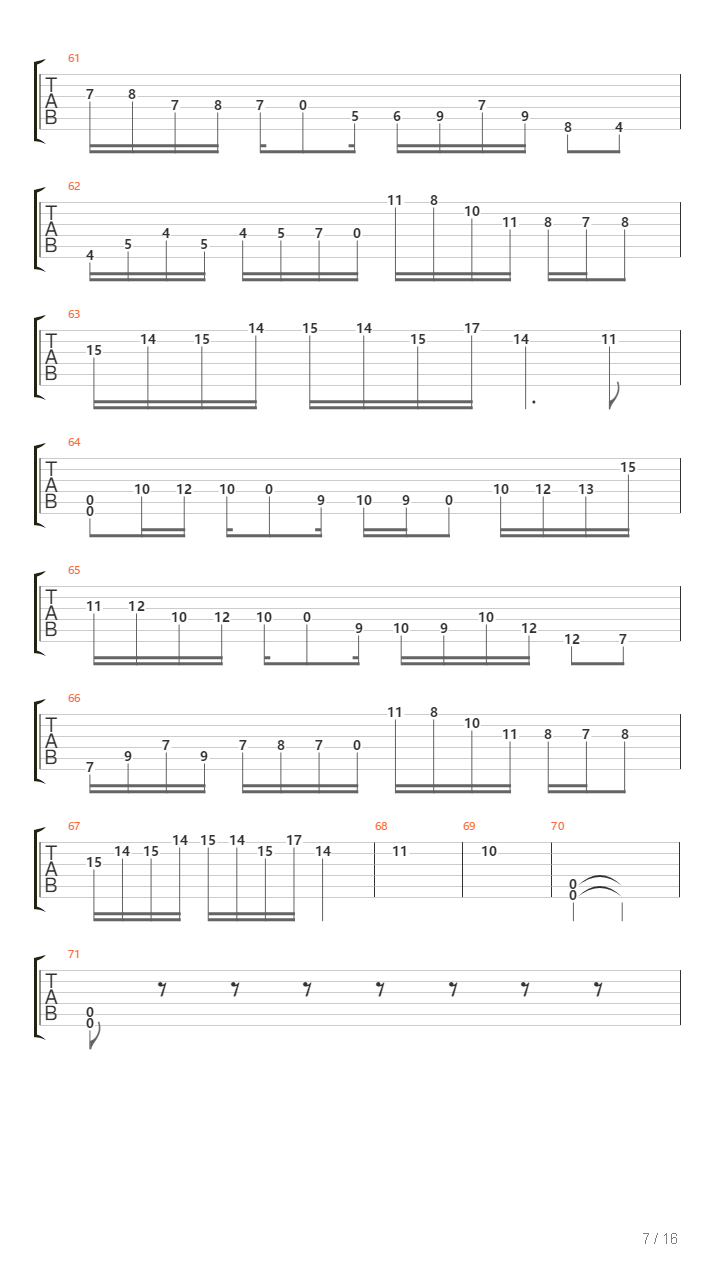 The Alpha吉他谱