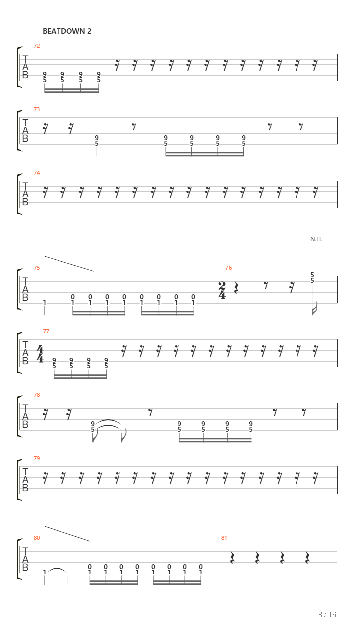 The Alpha吉他谱