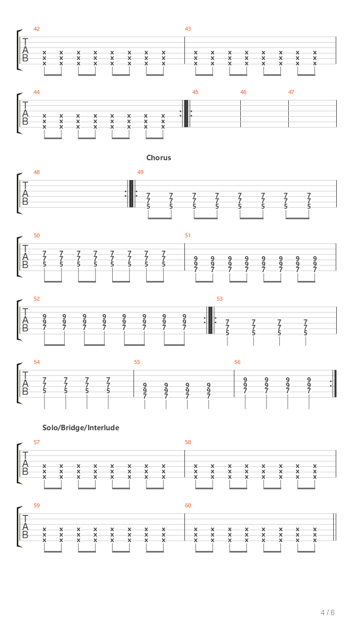 Hysteria吉他谱