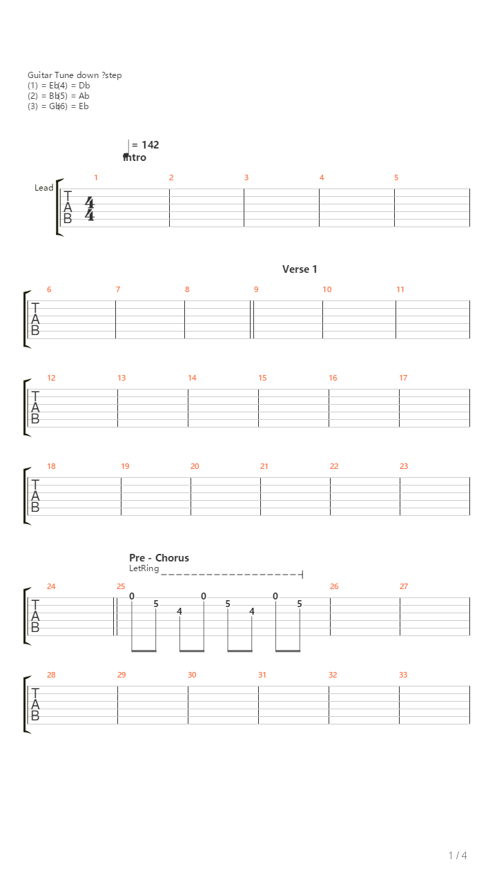 Acoustic 11吉他谱