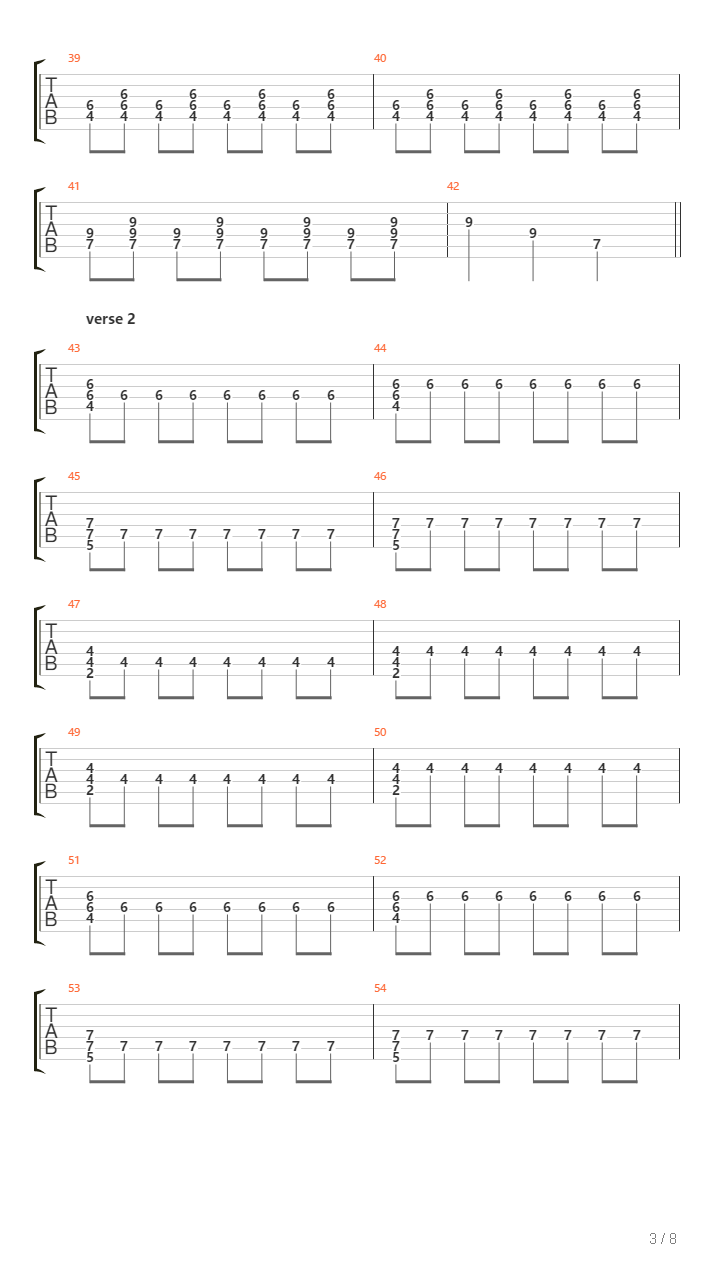 Dera吉他谱