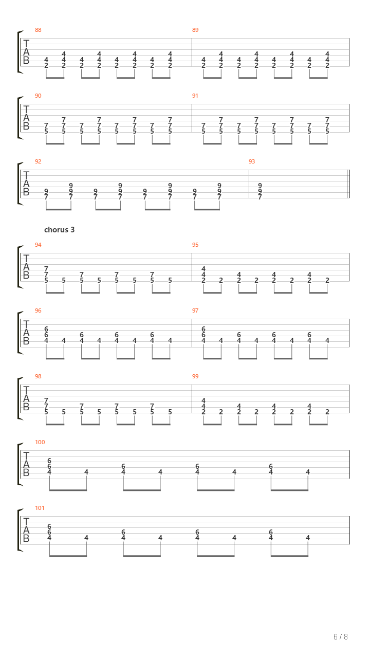 Dera吉他谱