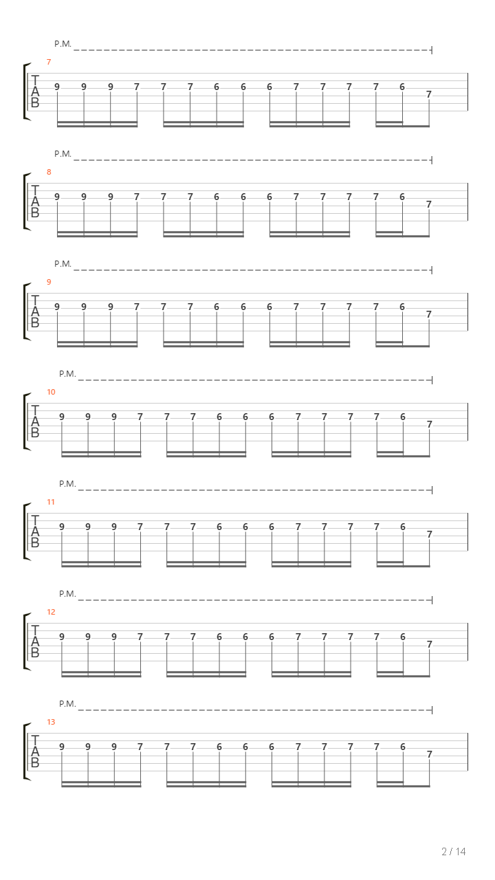 Instrumental Song吉他谱