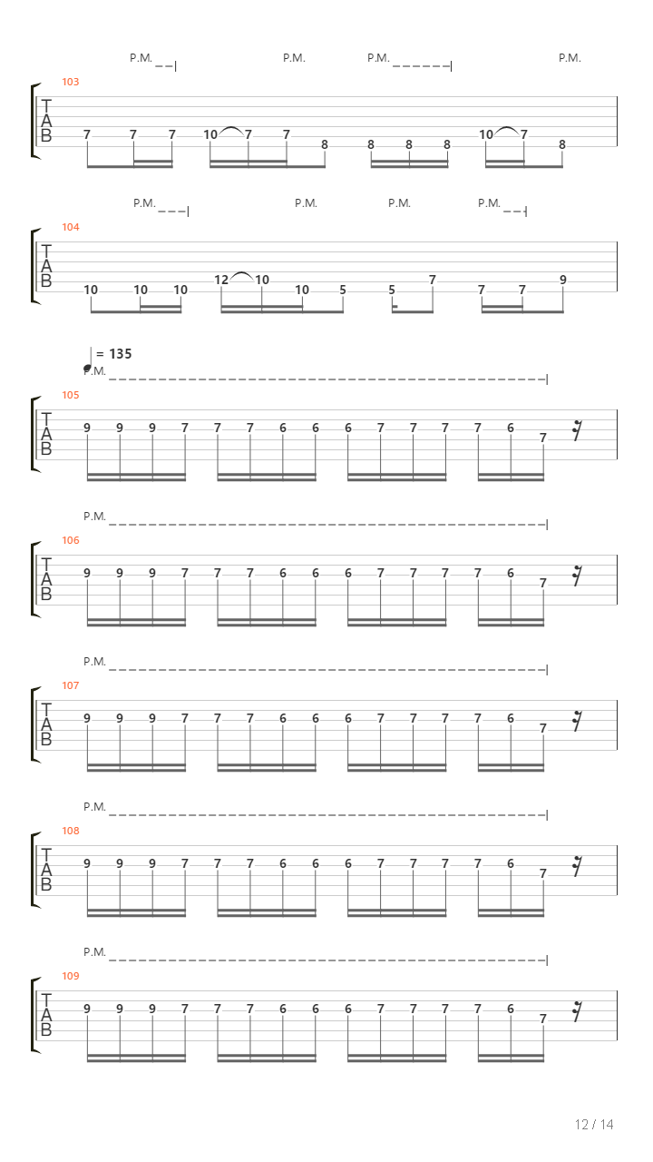 Instrumental Song吉他谱