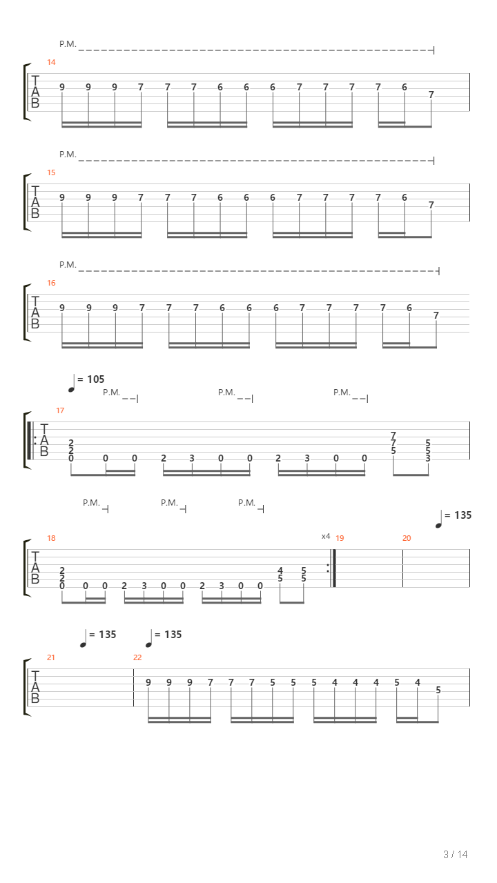 Instrumental Song吉他谱