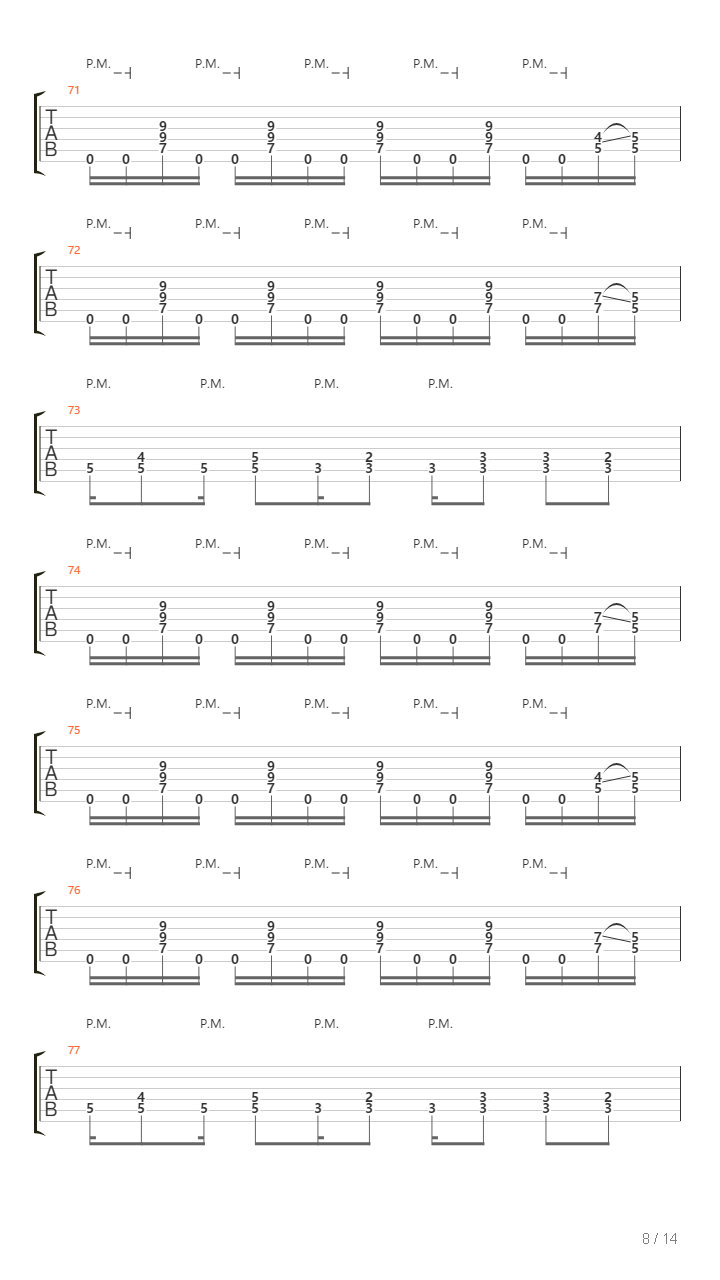 Instrumental Song吉他谱