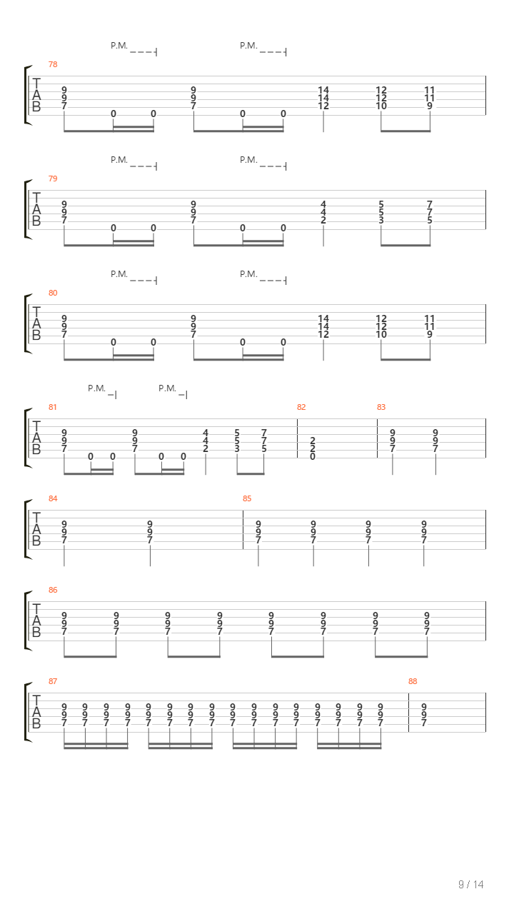 Instrumental Song吉他谱