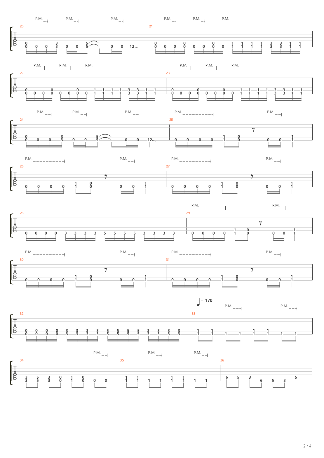 Into The Abyss吉他谱