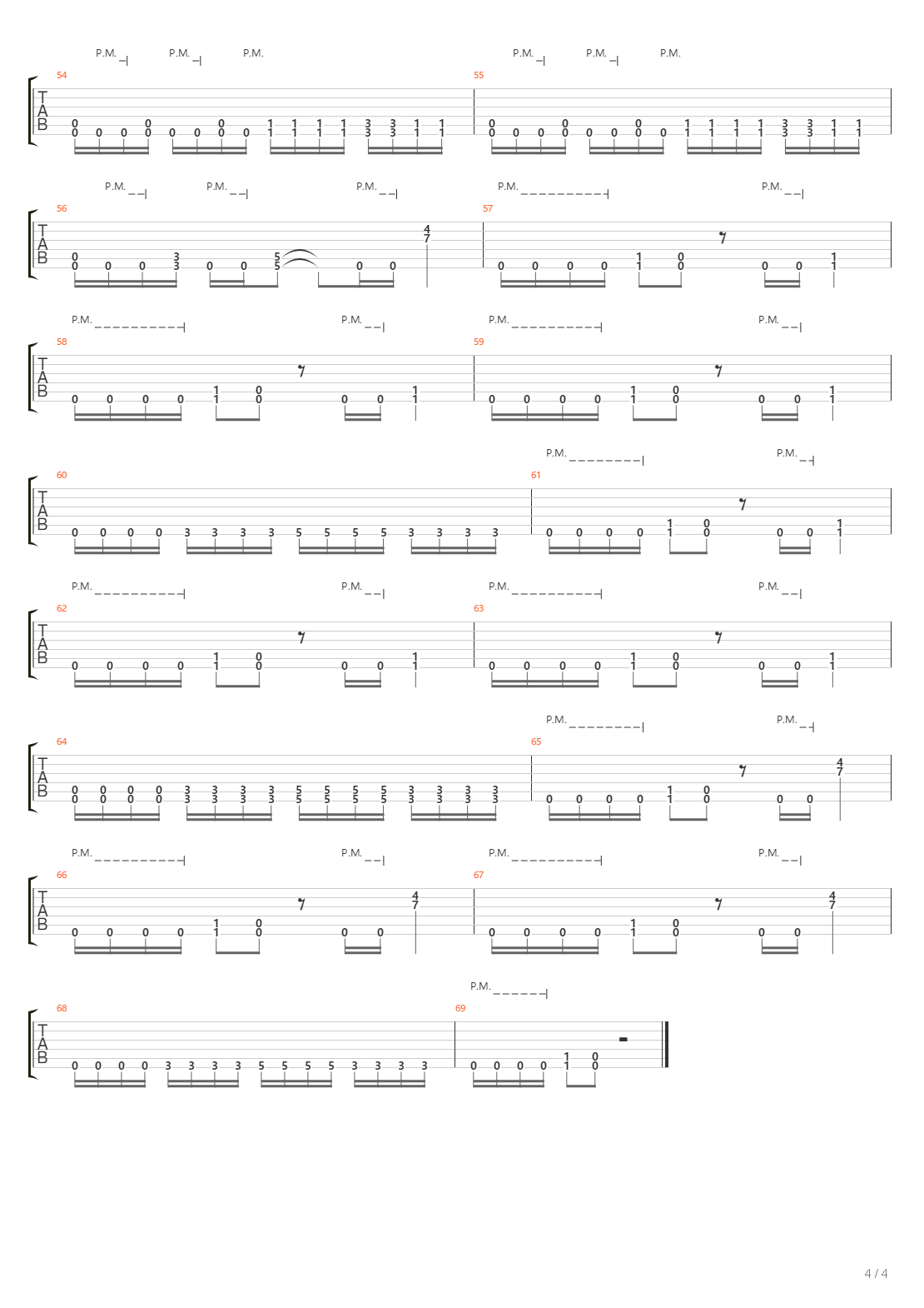 Into The Abyss吉他谱