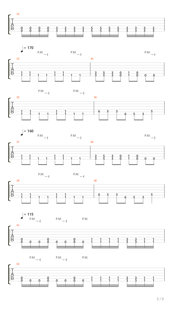 Into The Abyss吉他谱