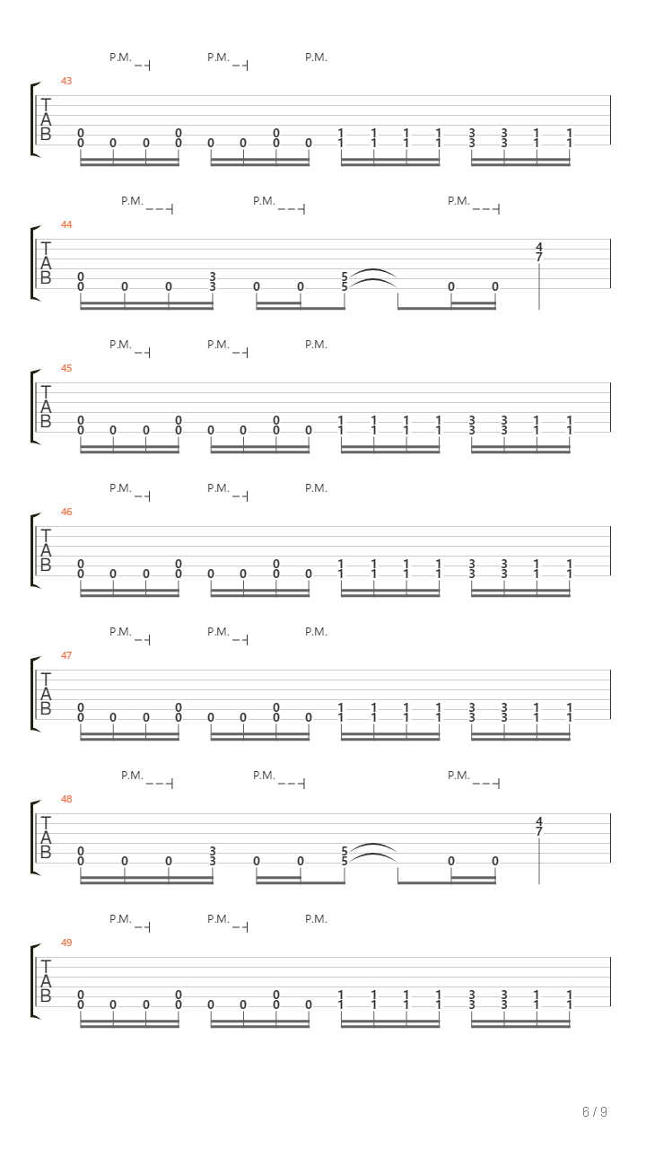 Into The Abyss吉他谱