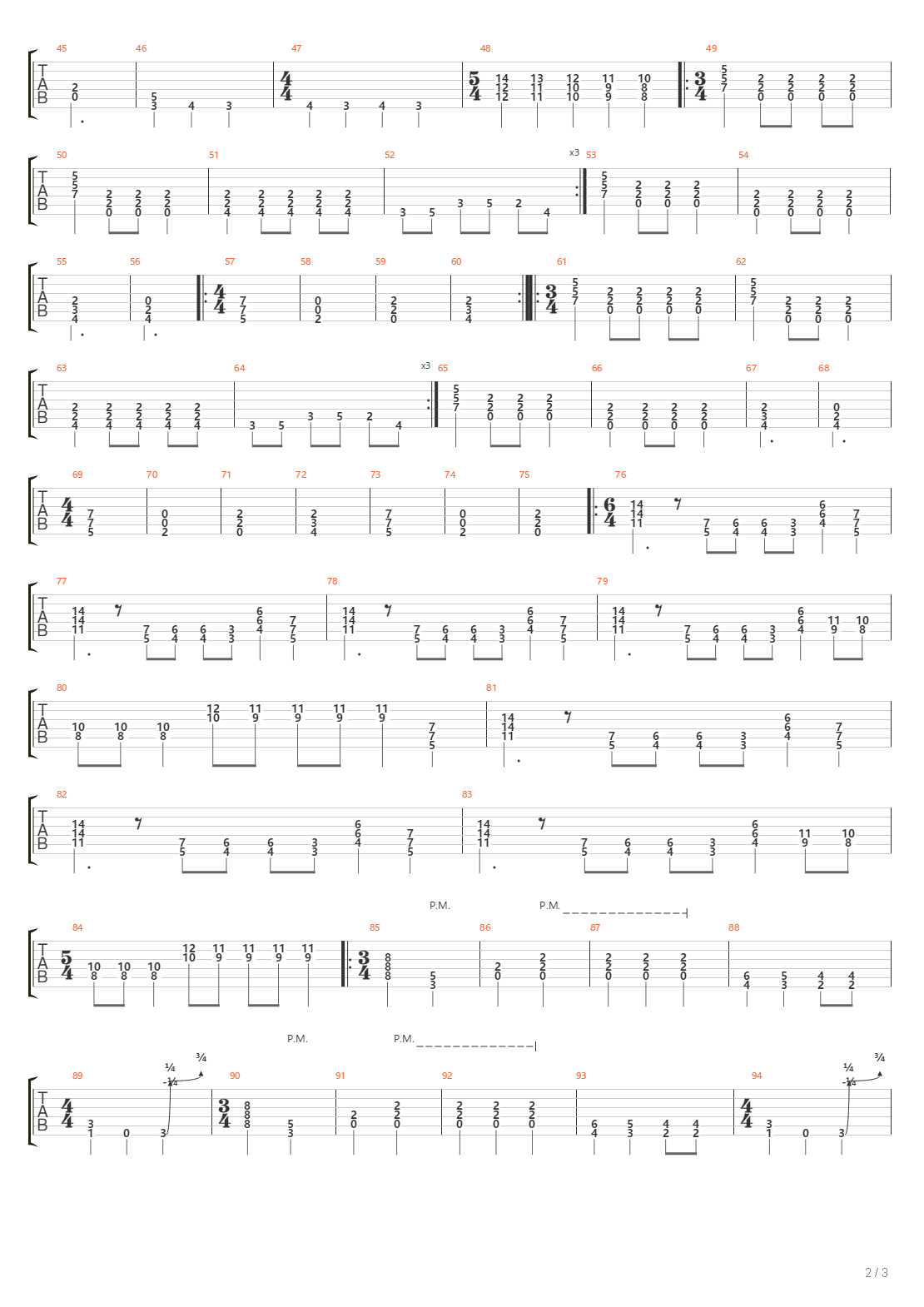 Song3吉他谱