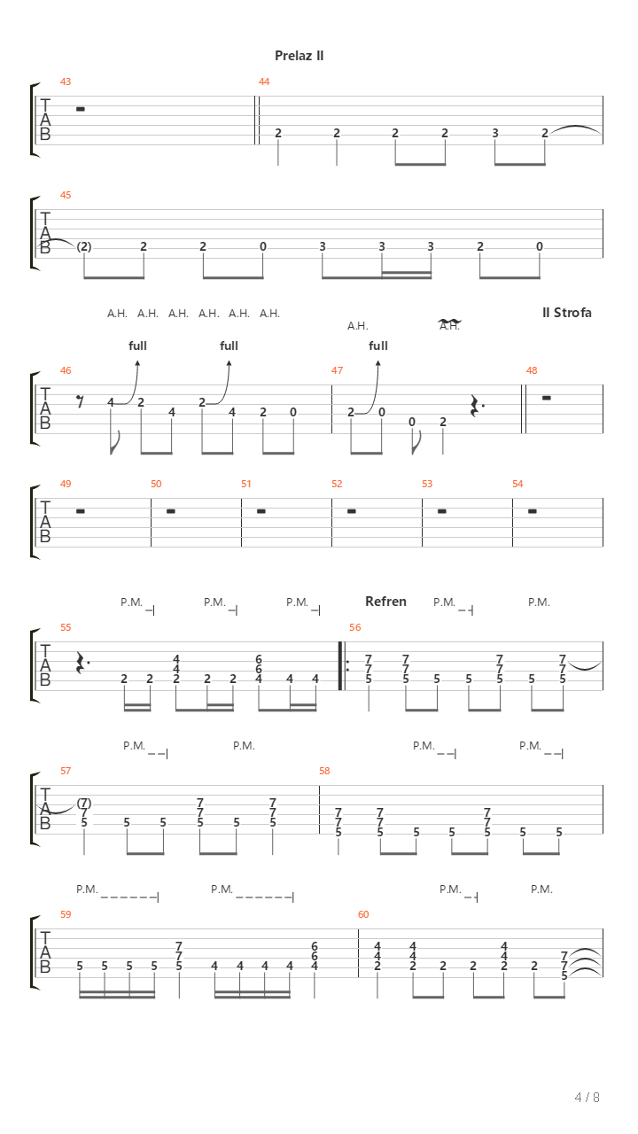 Srca Tvoga Plam吉他谱