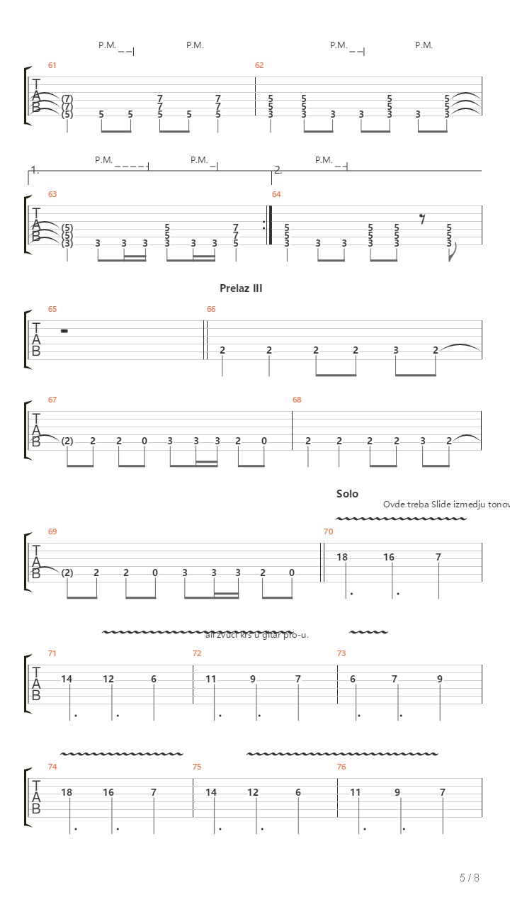 Srca Tvoga Plam吉他谱