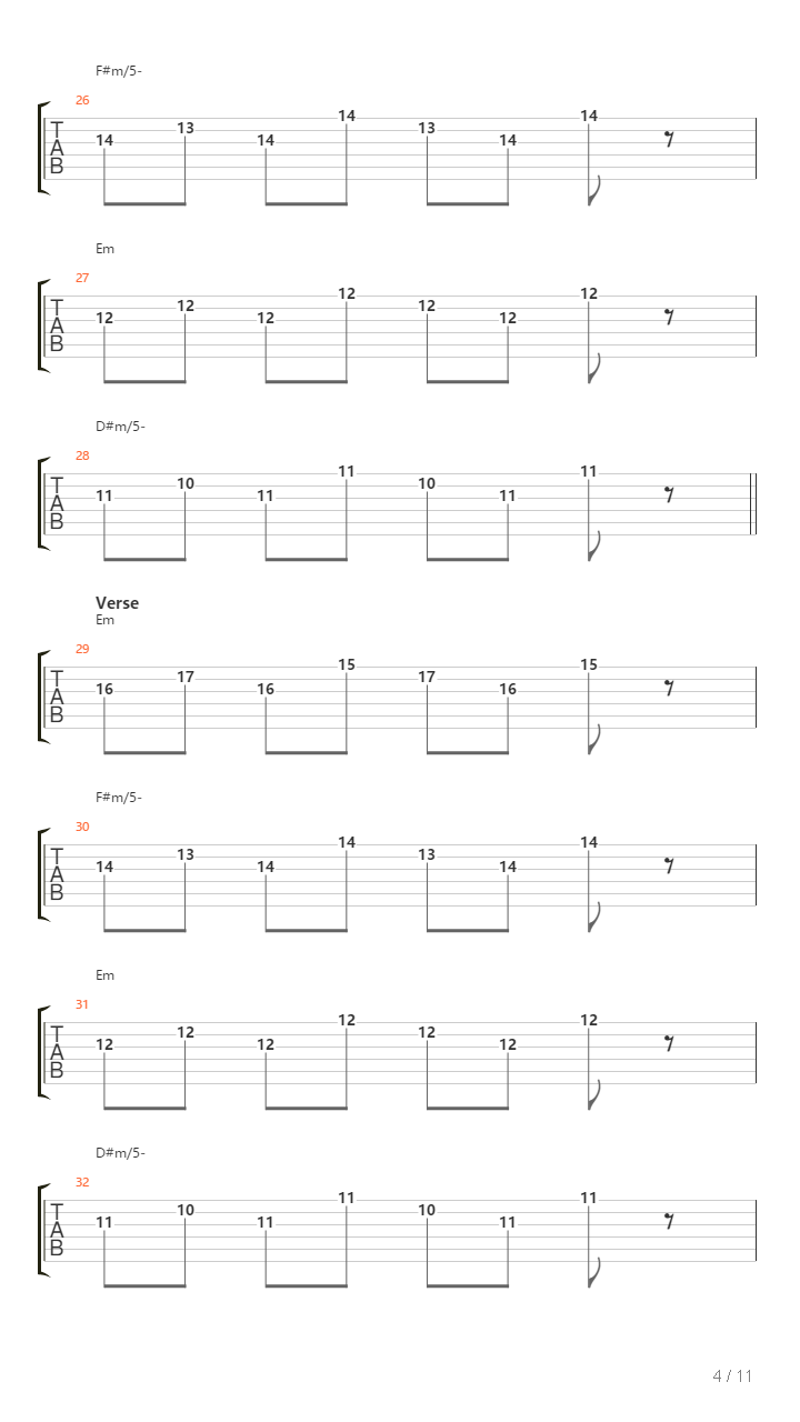 Tunnel Vision吉他谱