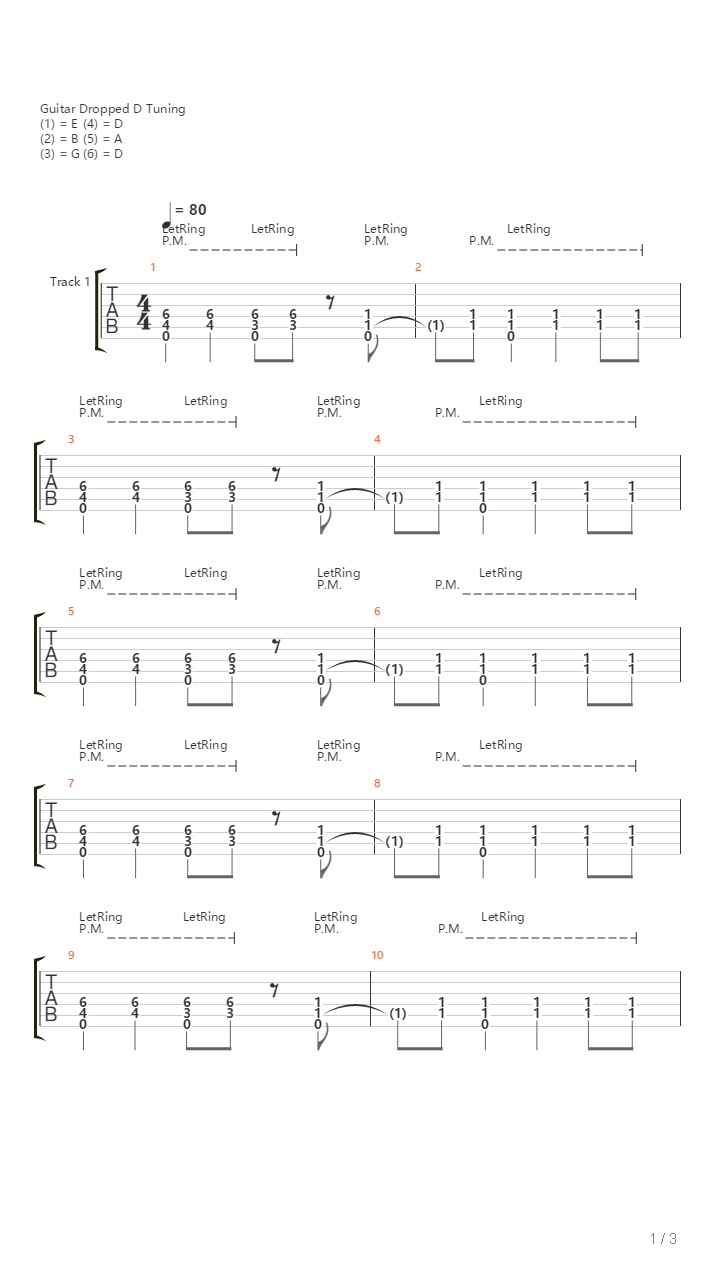 Miserys Song吉他谱