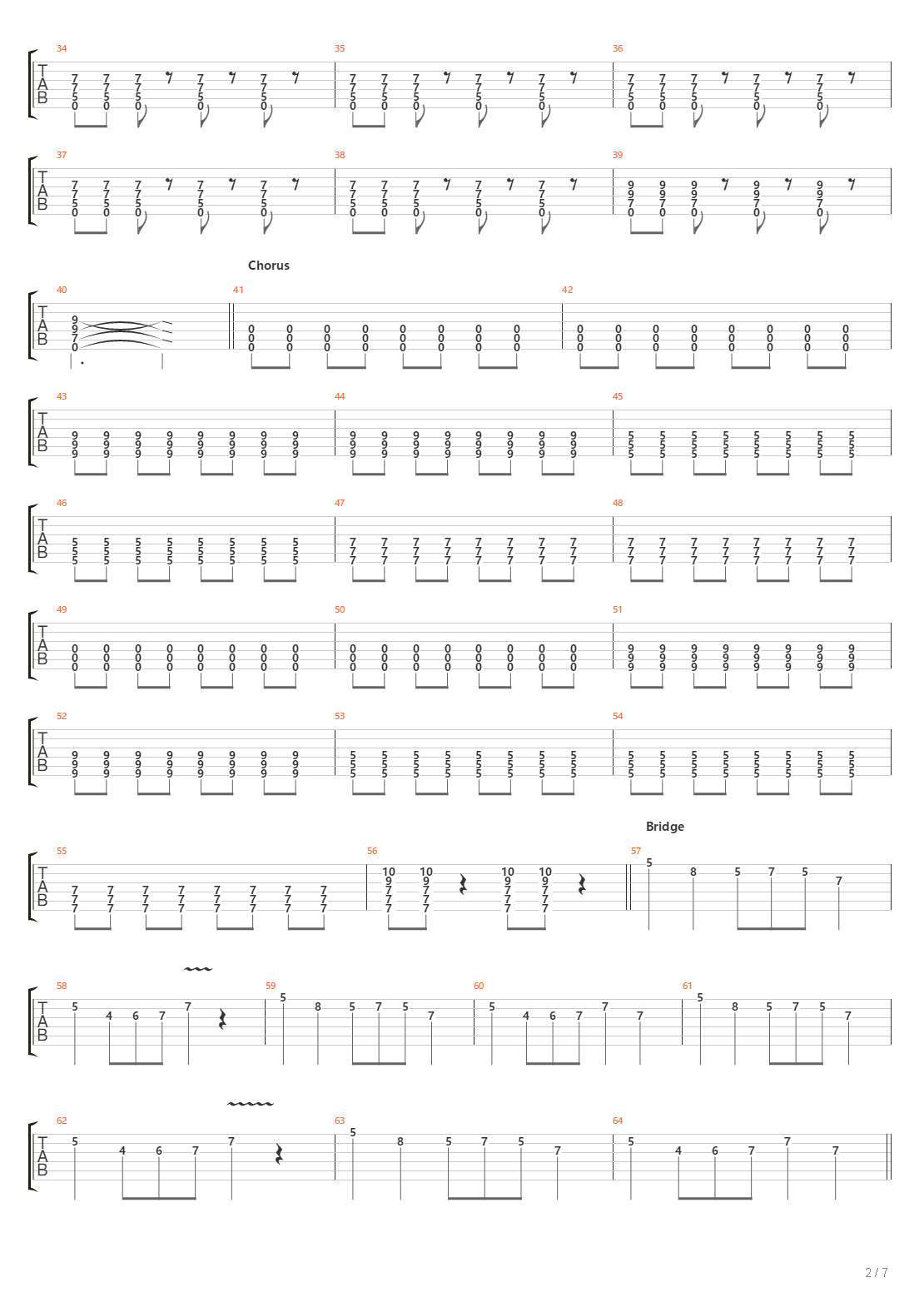 Backtrack吉他谱