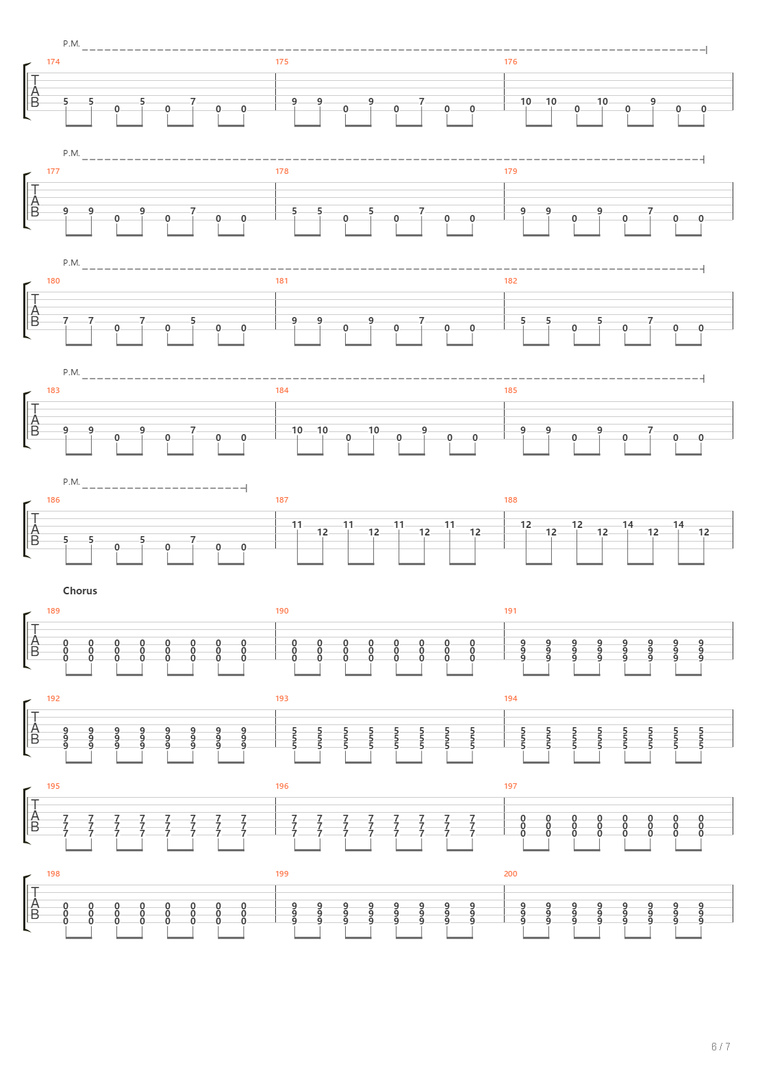 Backtrack吉他谱