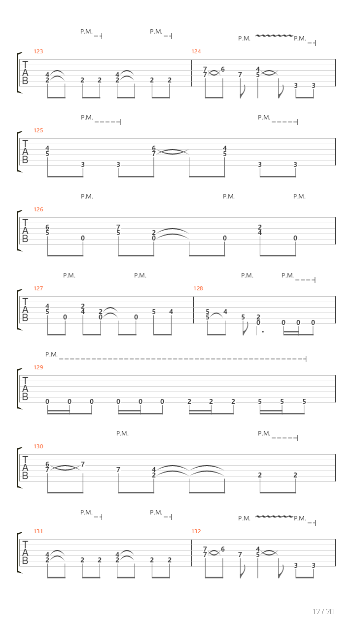 Plague吉他谱