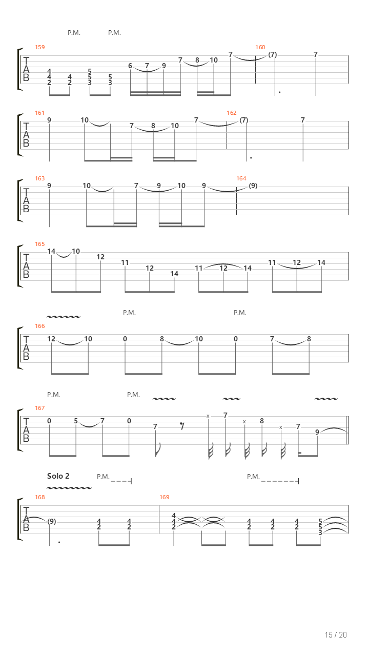 Plague吉他谱