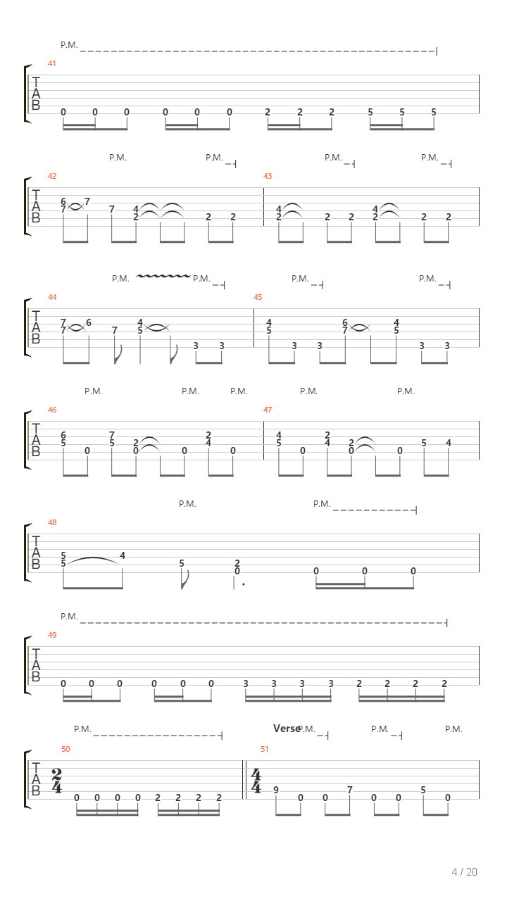 Plague吉他谱