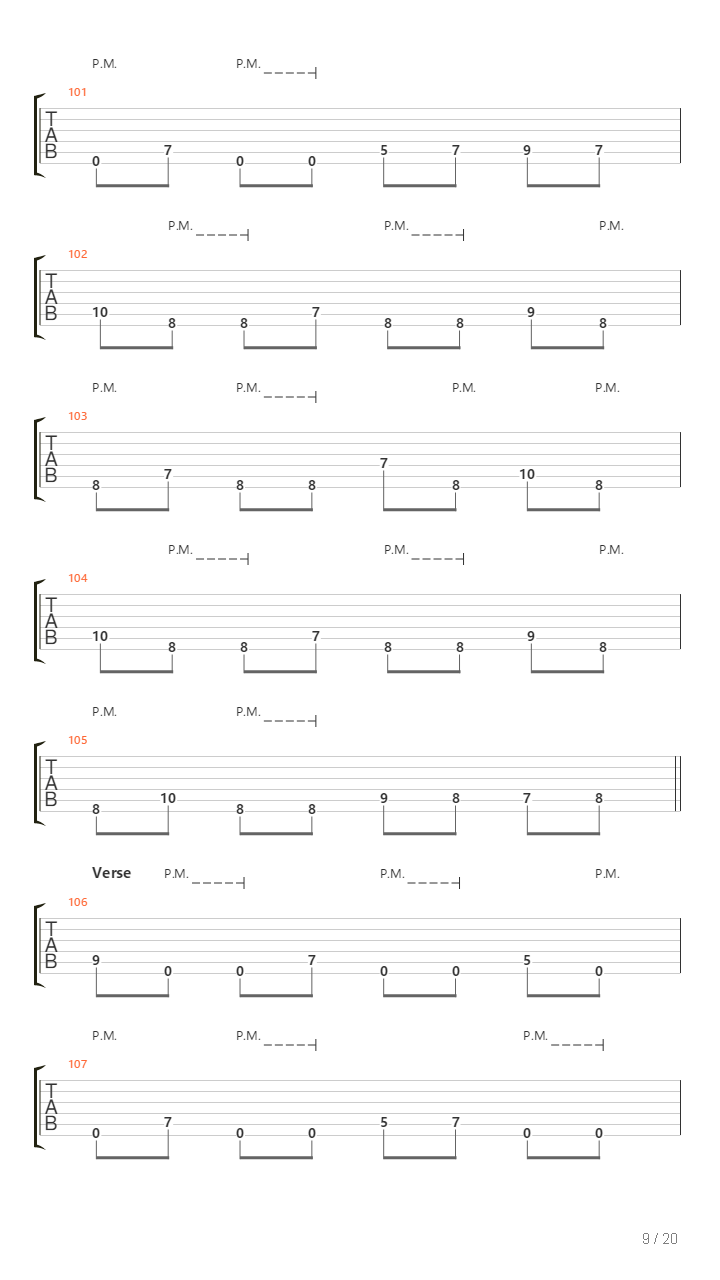 Plague吉他谱