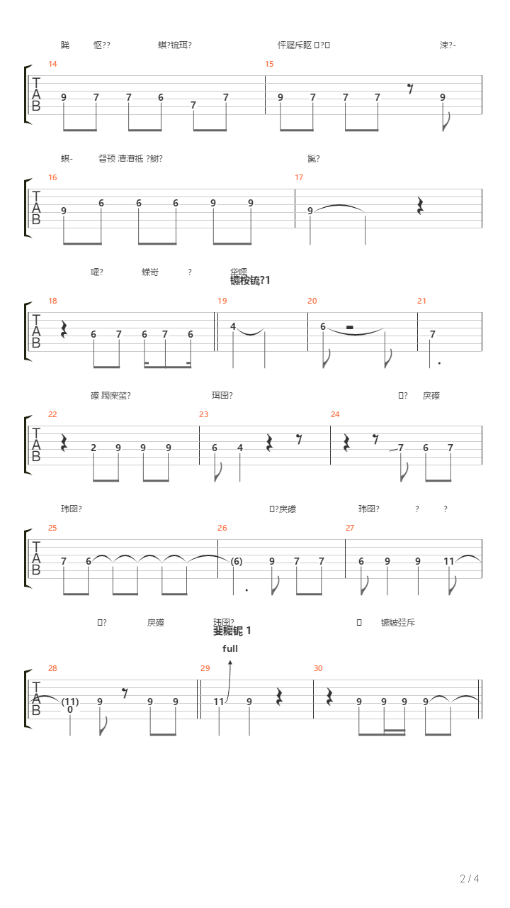 Yak Mene Zvati吉他谱