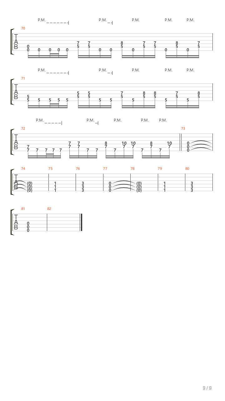 Into The Depths吉他谱