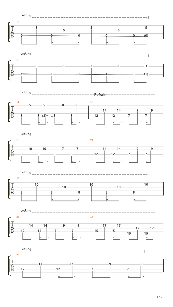 Far And Away吉他谱