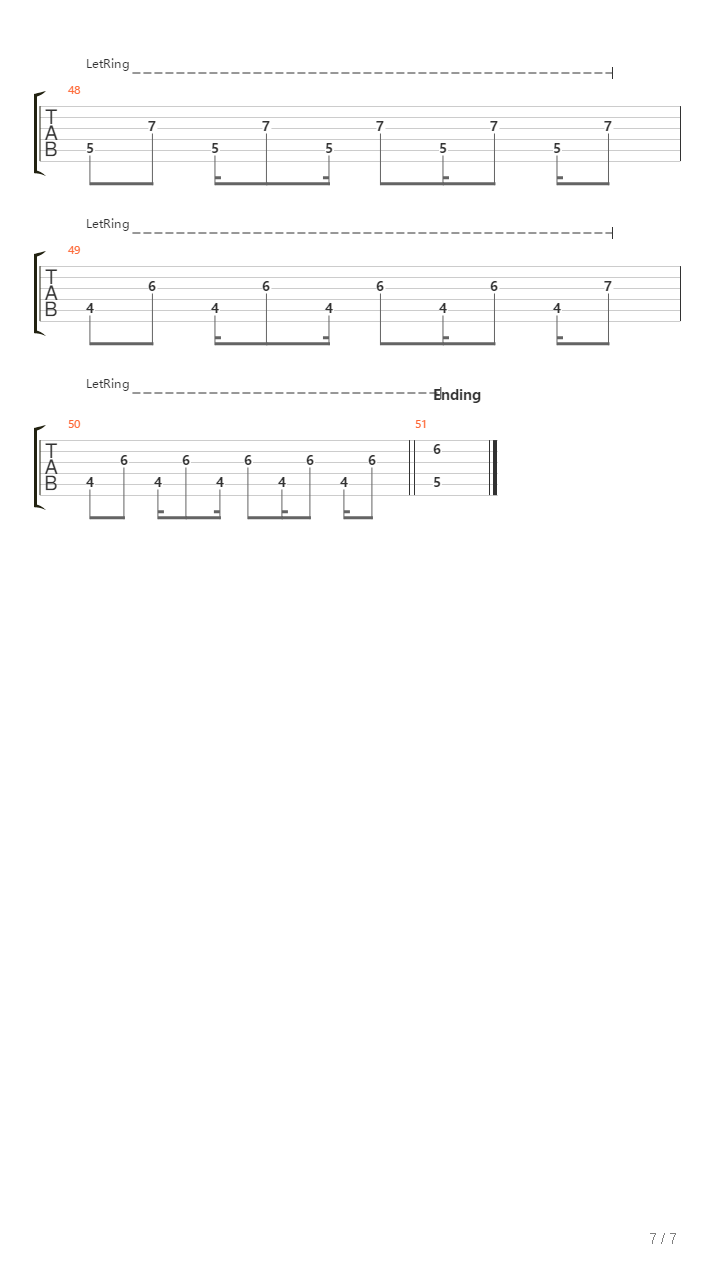 Far And Away吉他谱