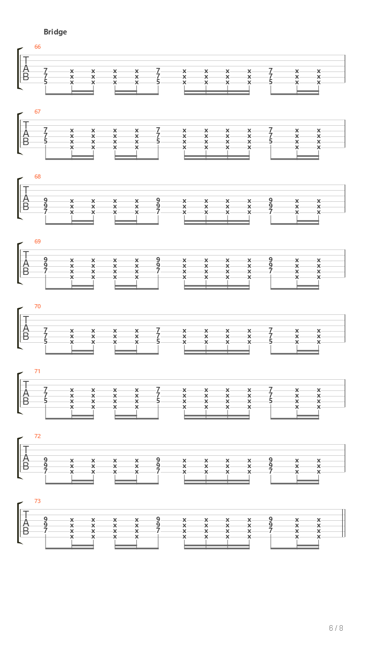 Into The Dirt吉他谱