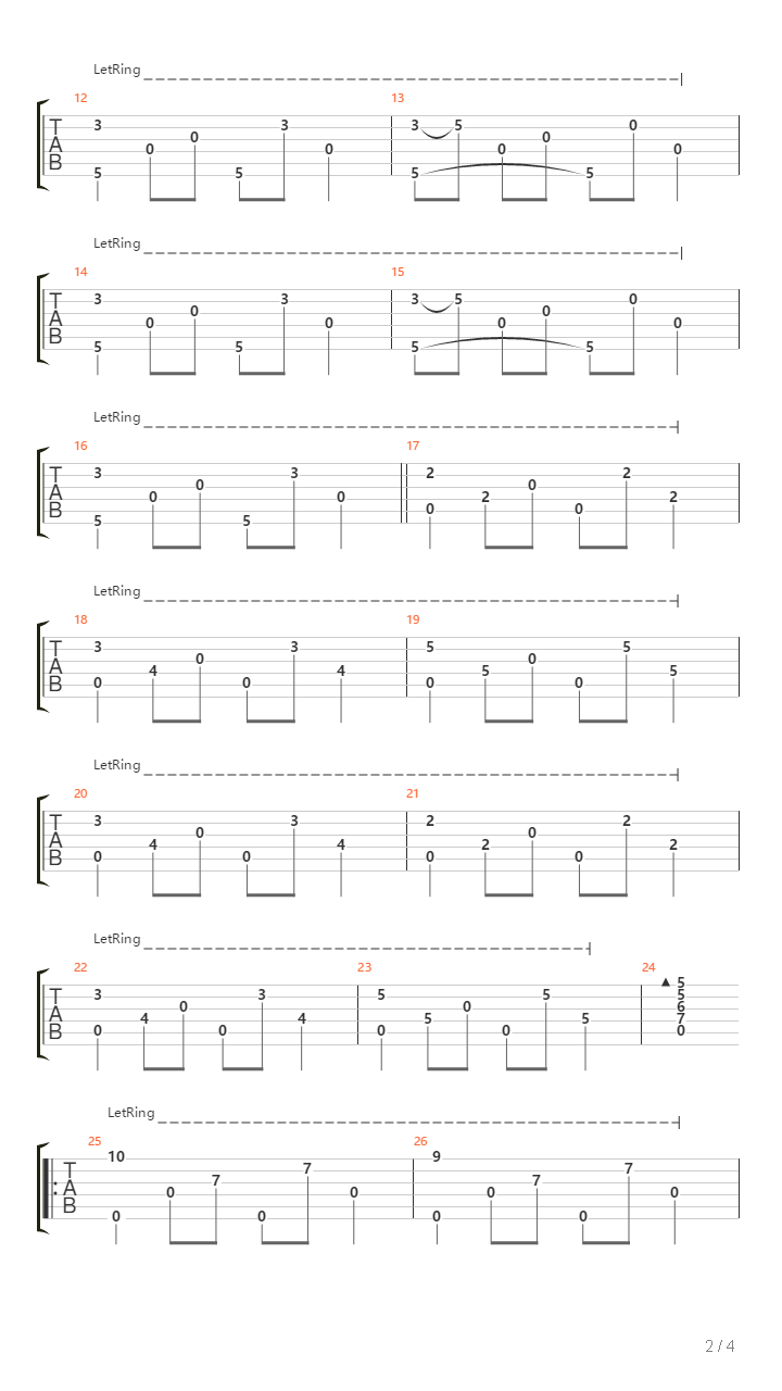 Bluegrass Two吉他谱