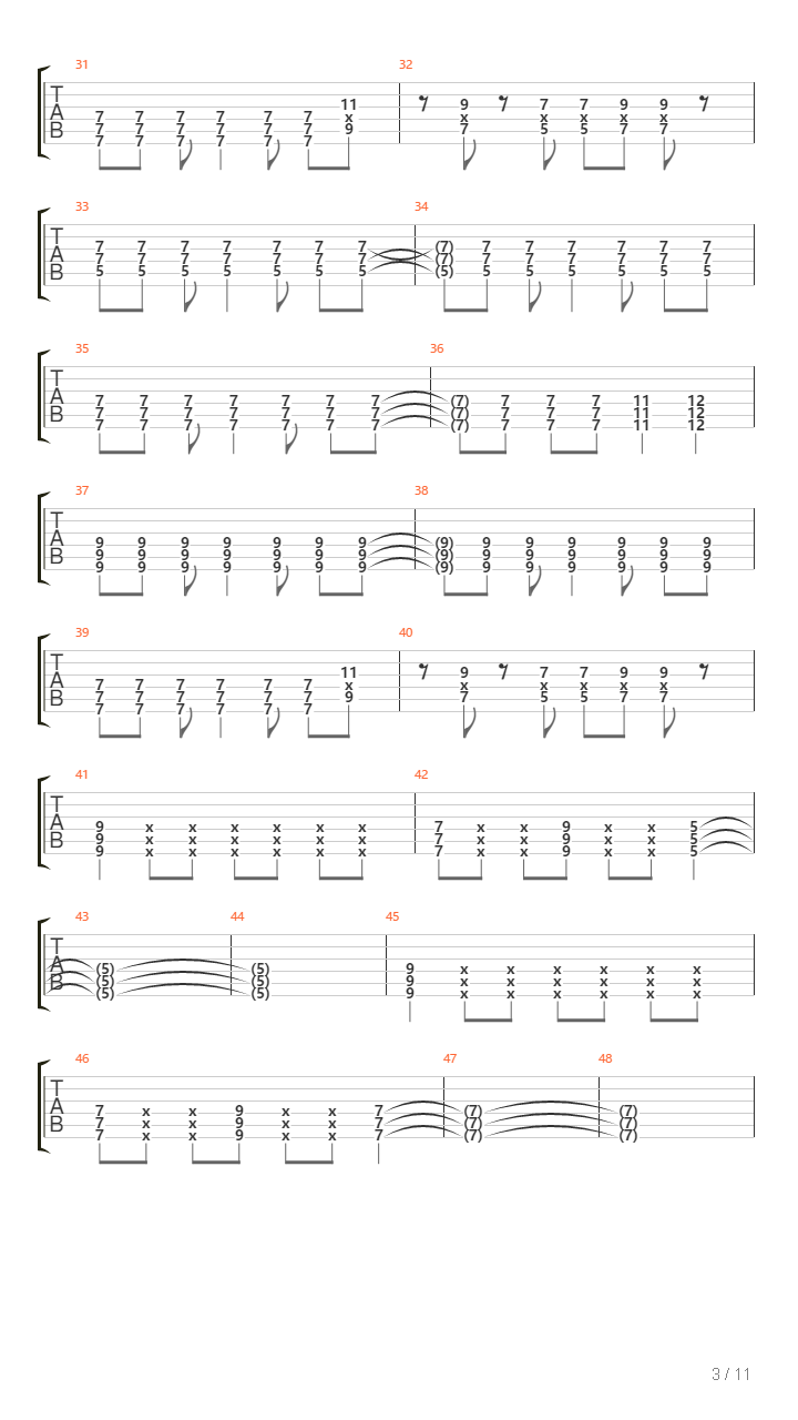 You Cant 2-step In Midair吉他谱