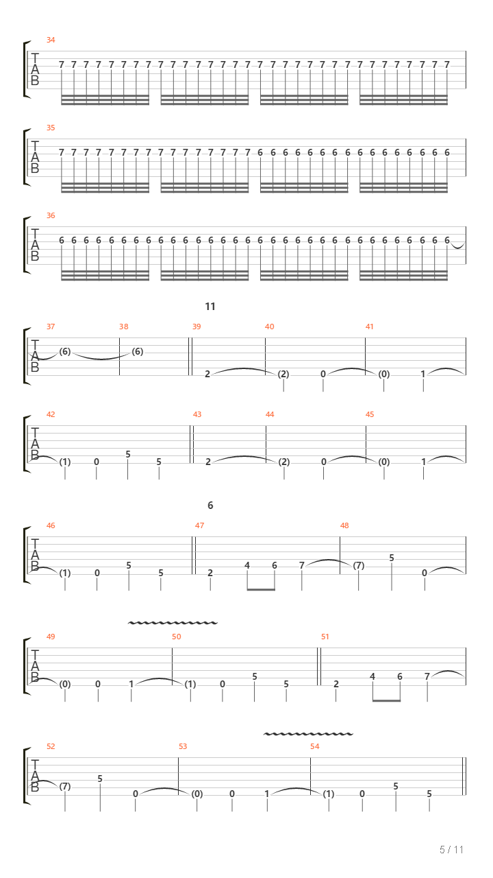 The Mountain吉他谱