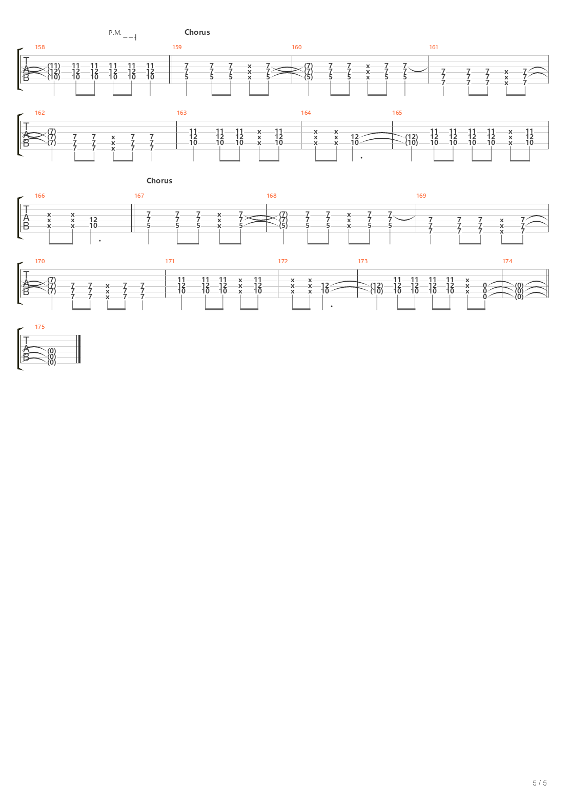 Rift吉他谱