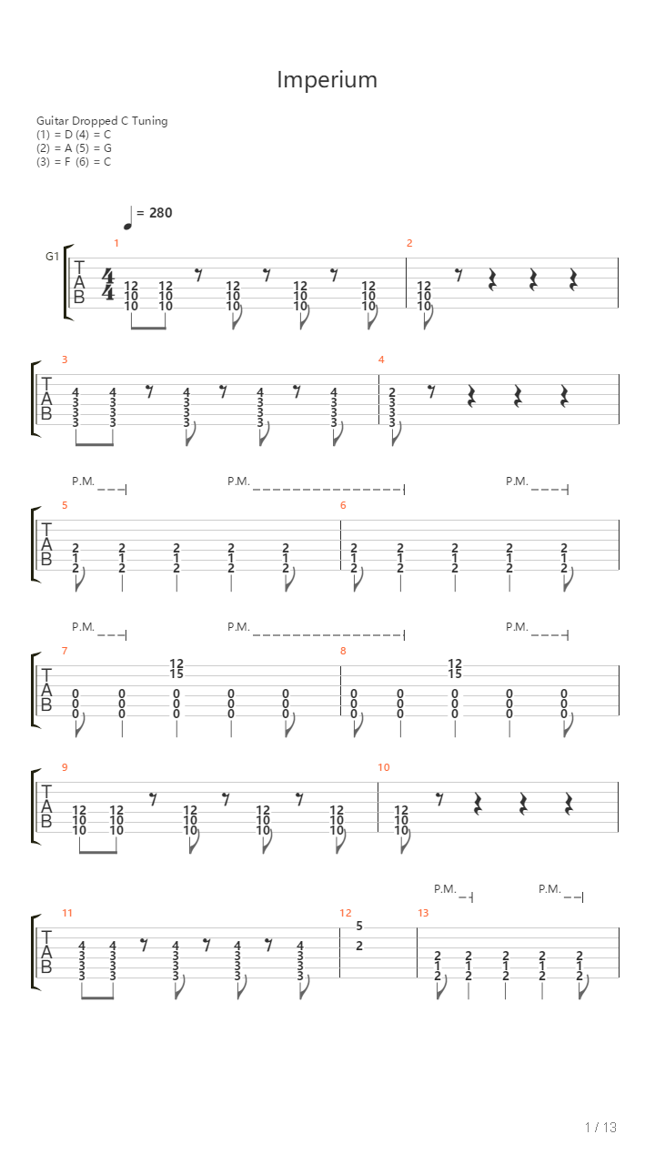 Imperium吉他谱