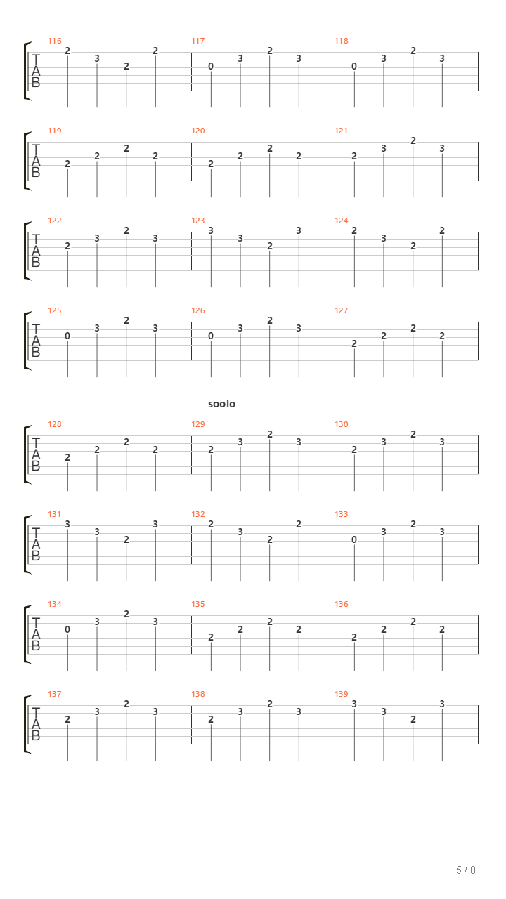 Olo Song吉他谱