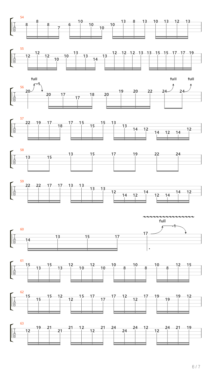 Bass Solo吉他谱