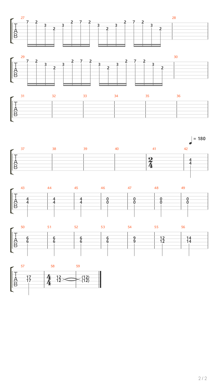 Orchestration吉他谱