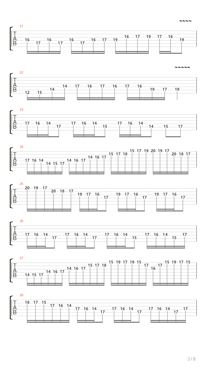 Quantum吉他谱